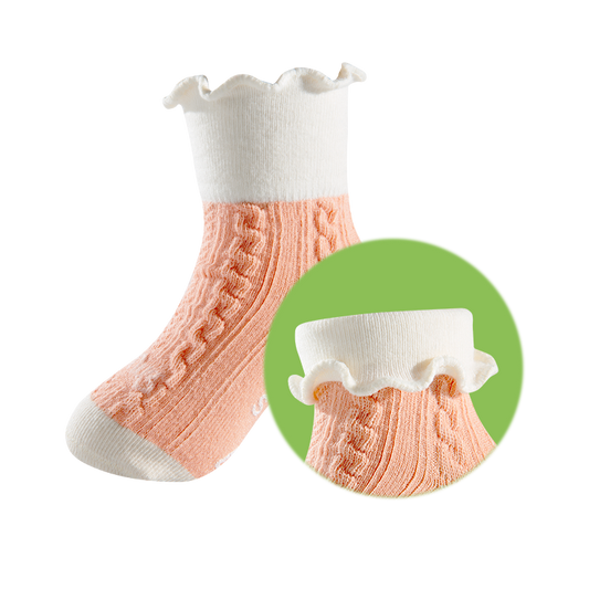 Children Odour-free Braided Girl Socks